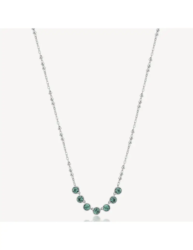 Collana BROSWAY Symphonia in acciaio 316L e cristalli erinite BYM160