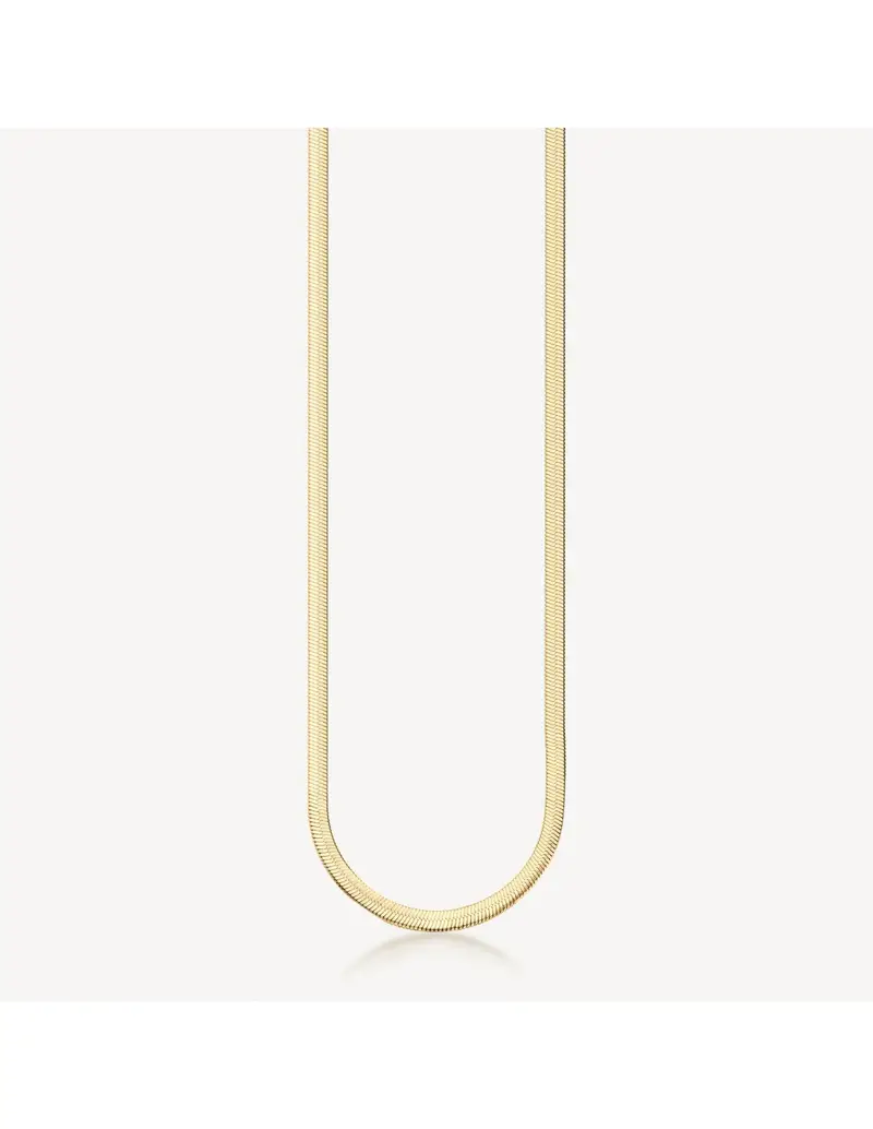 Collana catena snake BROSWAY Essential in Acciaio 316L dorato BNL020