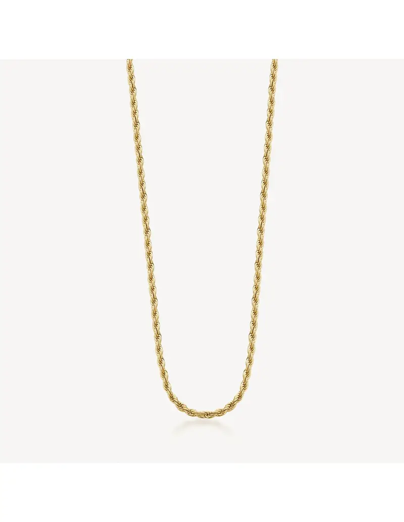 Collana catena torchon girocollo BROSWAY Essential in Acciaio 316L dorato BNL030