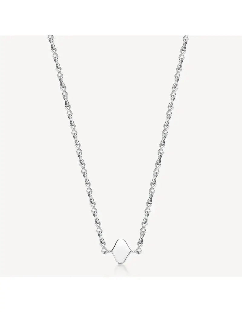 Collana girocollo BROSWAY Essential in Acciaio 316L BNL043 con piastrina centrale