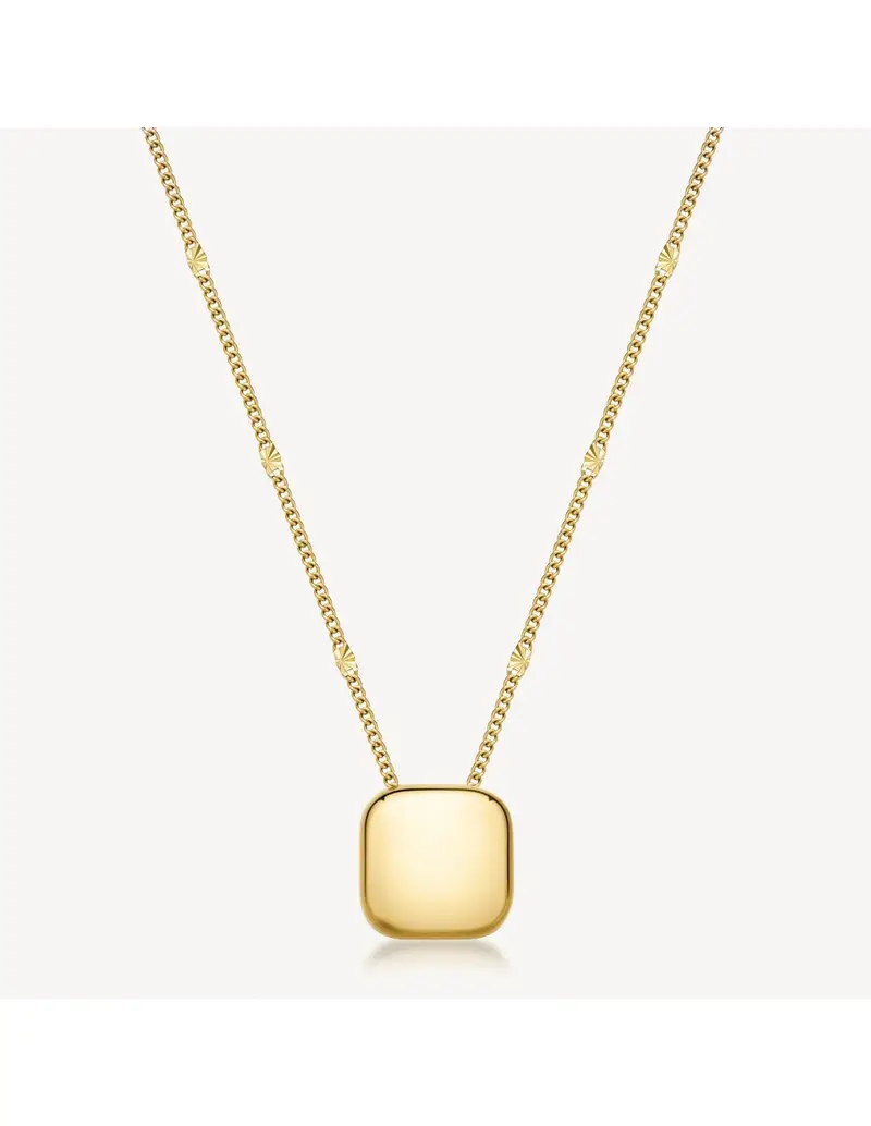 Collana girocollo BROSWAY Muse in acciaio 316L dorato BUE02