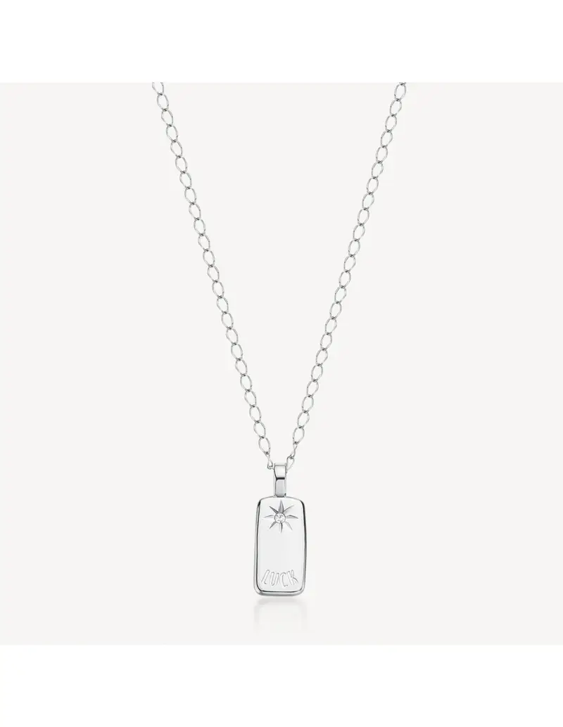 Collana lunga BROSWAY Essential in Acciaio 316L BNL049 con pendente Luck