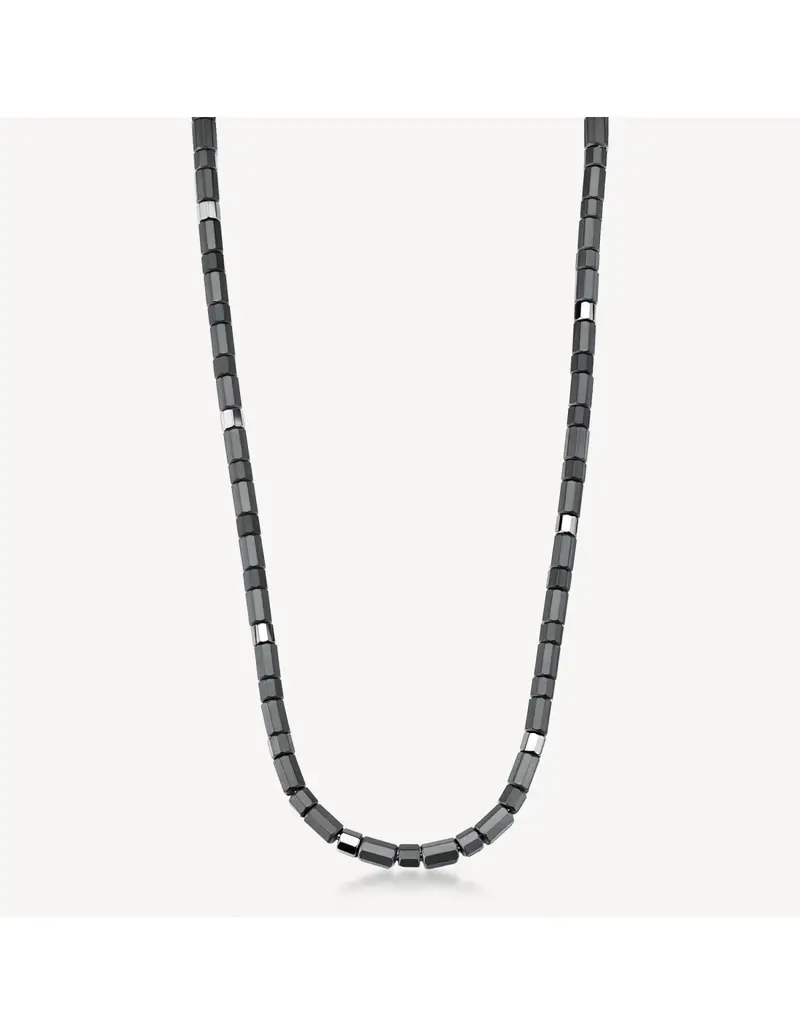 Collana lunga Uomo BROSWAY Riptide in acciaio 316L pvd rutenio BTD049