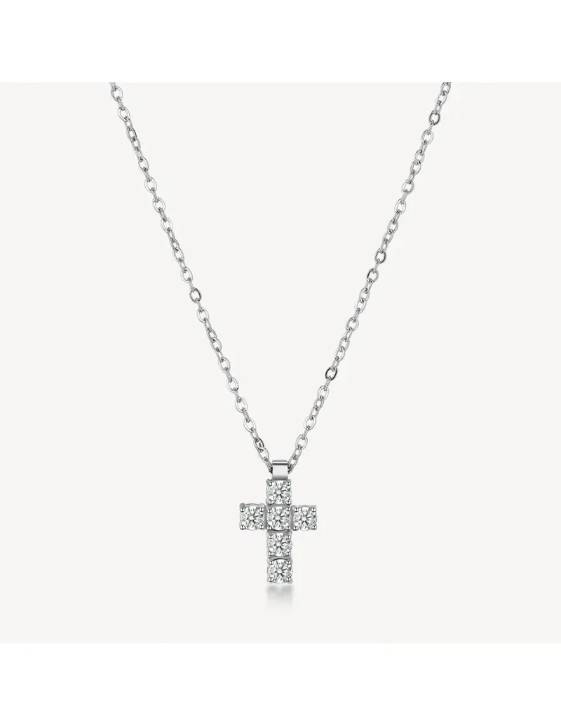 Collana Uomo BROSWAY Avantgarde in acciaio 316L con pendente croce BVD01