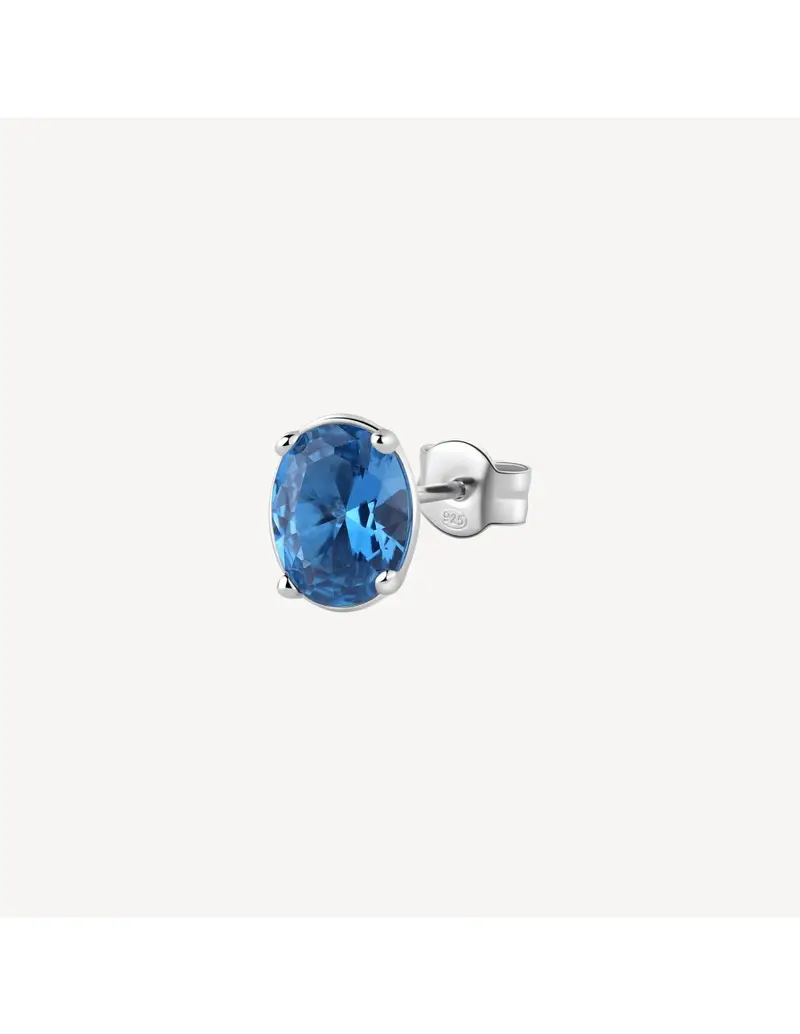 Orecchino BROSWAY FANCY in argento rodiato 925 e cubic zirconia sapphire FFB05