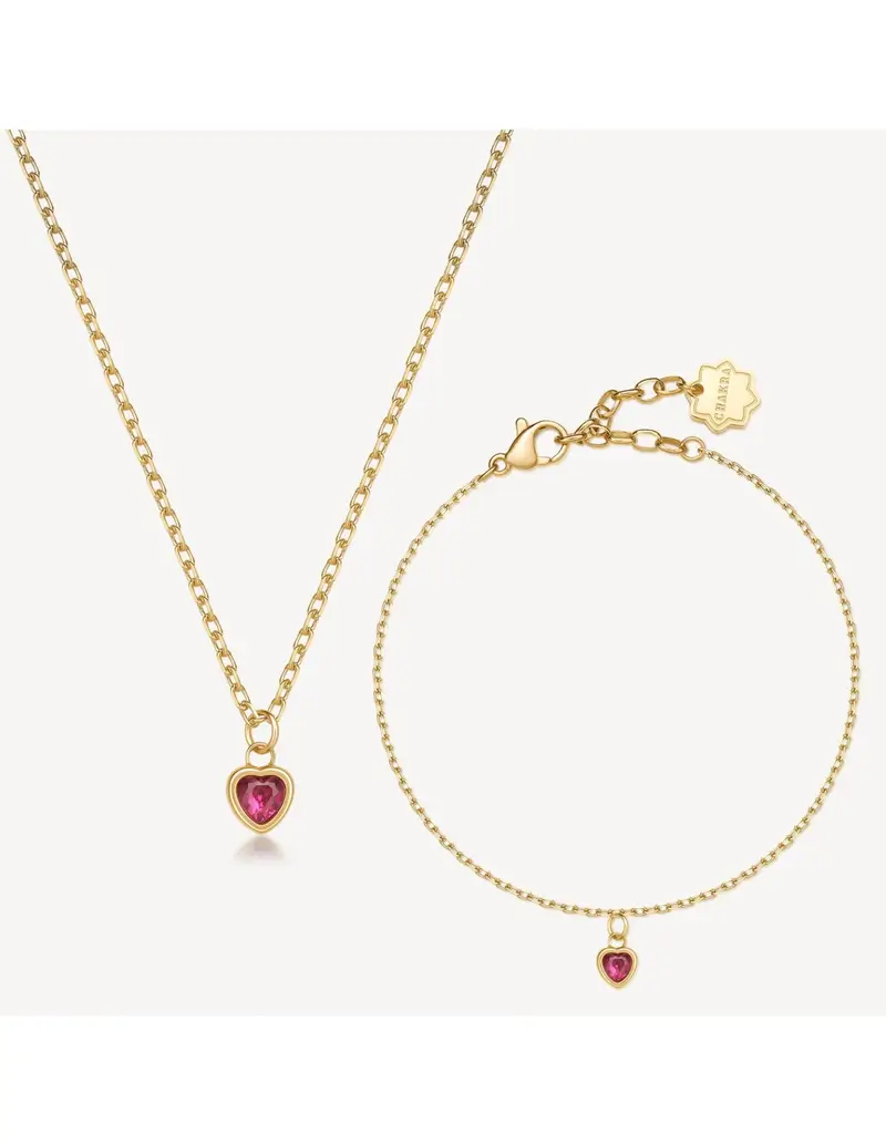 Set collana + bracciale BROSWAY Chakra Amore BHKLE02 in acciaio 316L dorato Edizione limitata Festa della Mamma