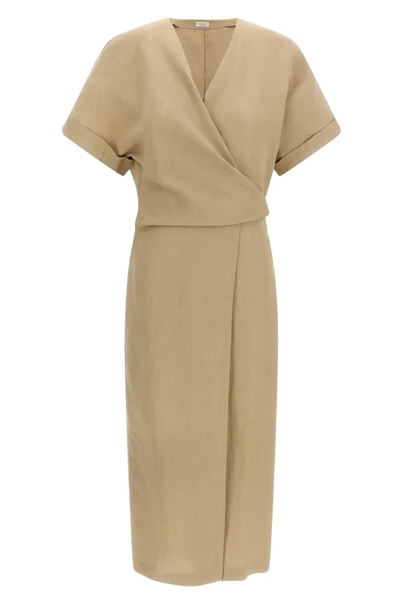 Abito Portafoglio Beige