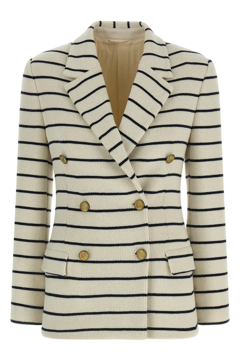 Blazer Maglia Righe Multi