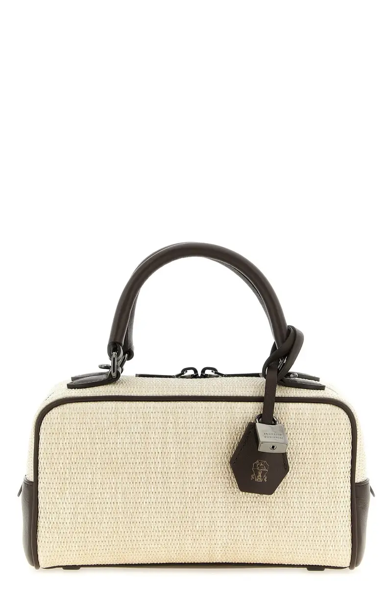 Borsa A Mano Boston Explorer Piccola Beige
