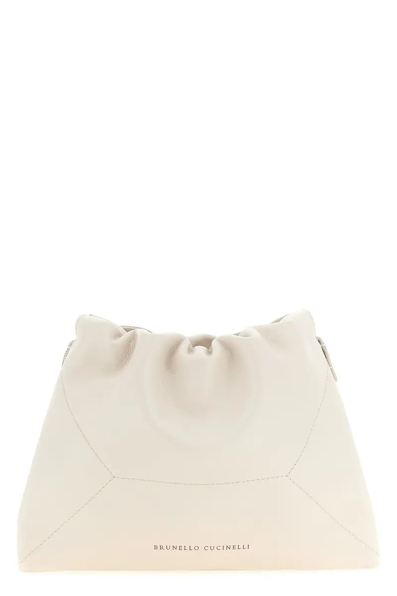 Borsa A Tracolla Coulisse Bianco