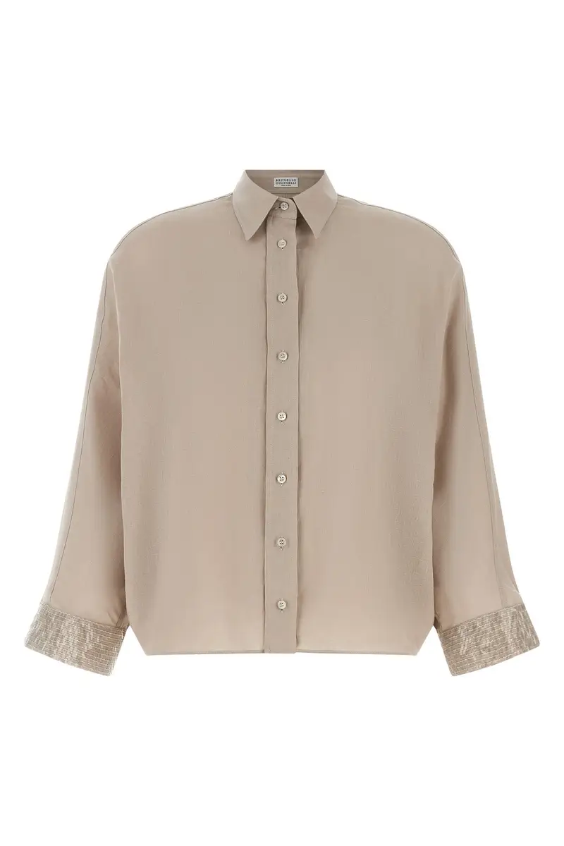Camicia Dazzling Cascade Cuffs Beige