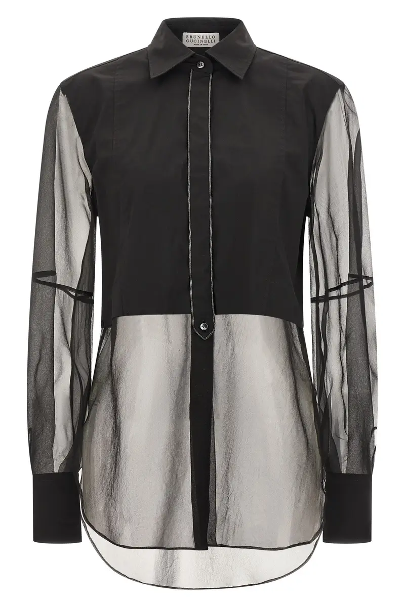 Camicia Double Layer Nero