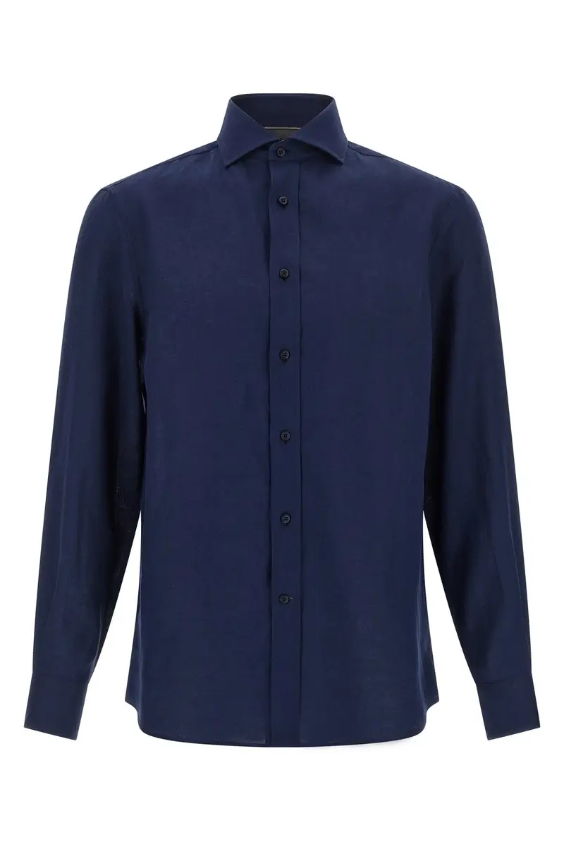 Camicia Lino Blu