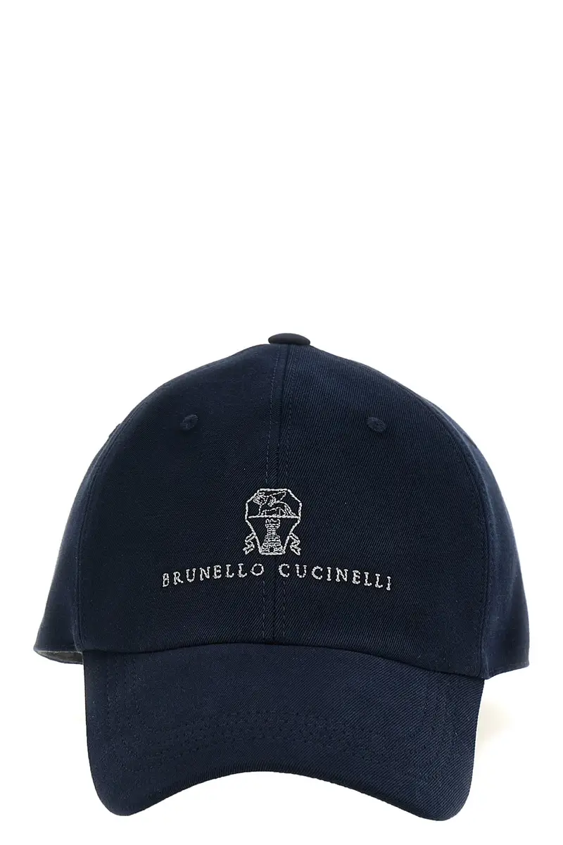 Cappellino Ricamo Logo Blu