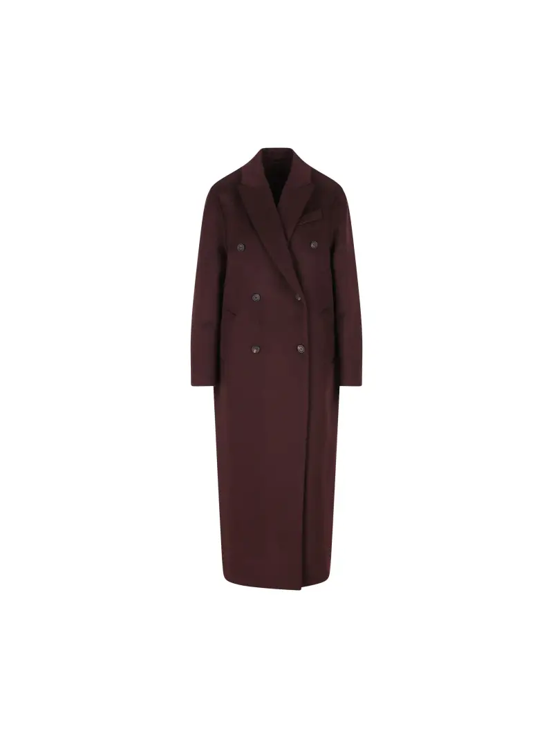 Cappotto Double In Cashmere ROSSO