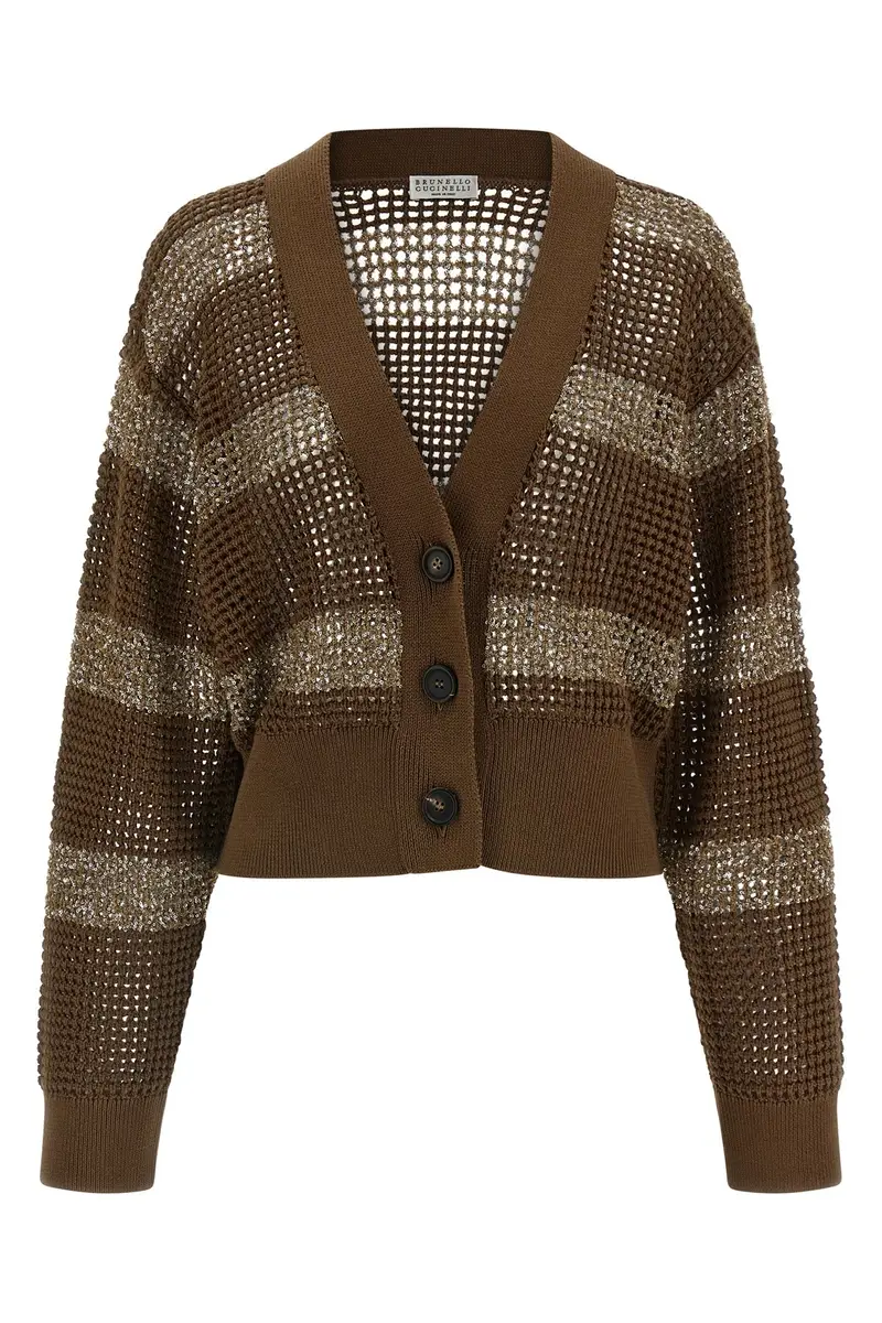 BRUNELLO CUCINELLI Cardigan Marrone 4226958