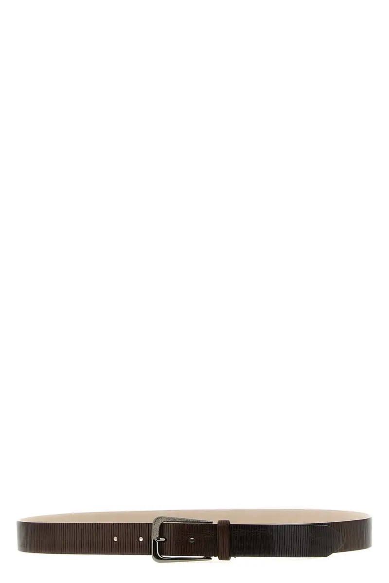 Cintura Cannettata Marrone
