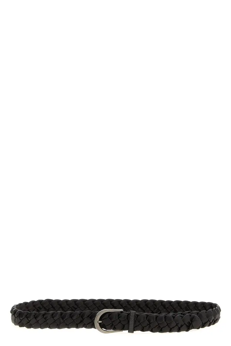 Cintura Fibbia Monile Marrone