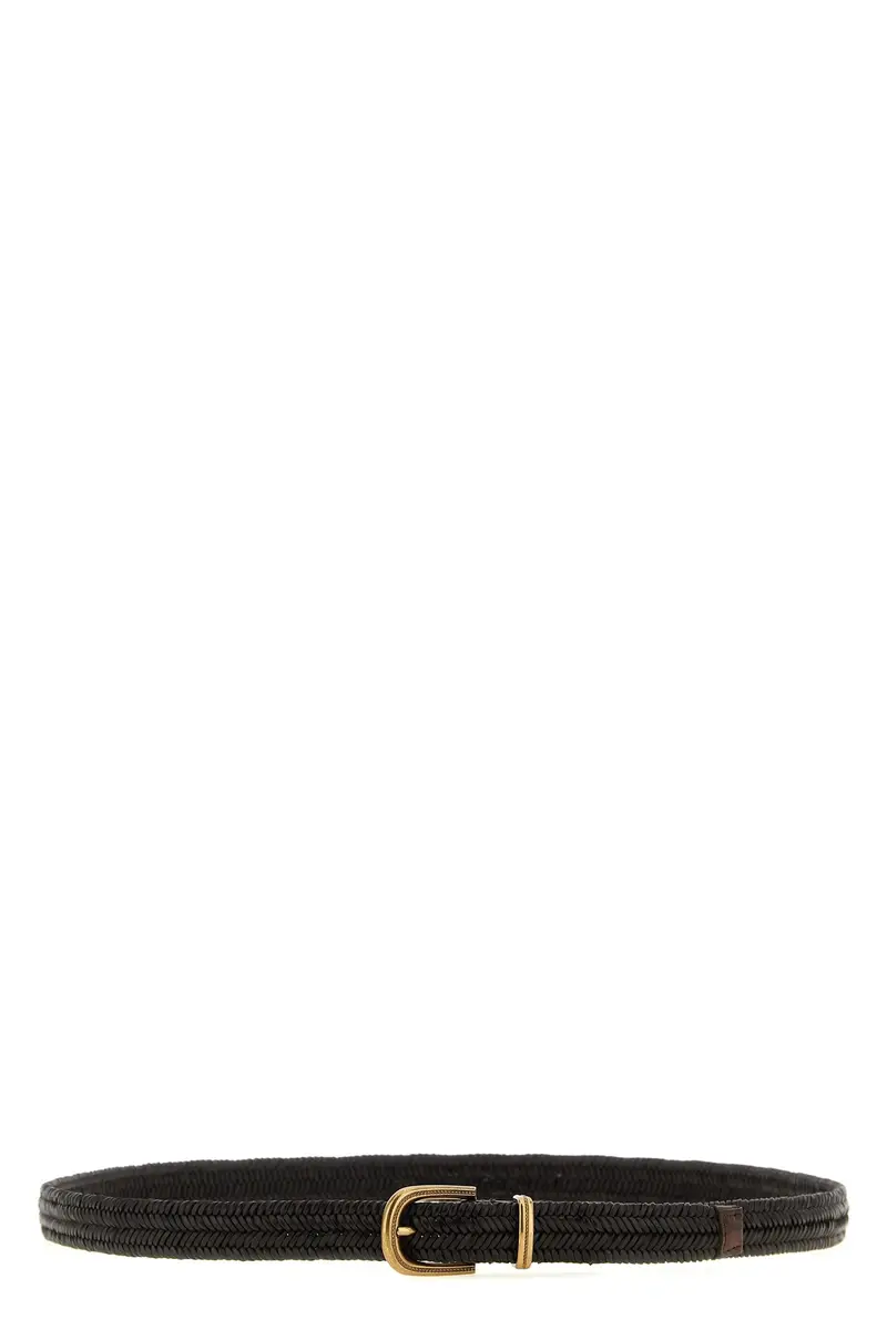 Cintura Pelle Stretch Marrone