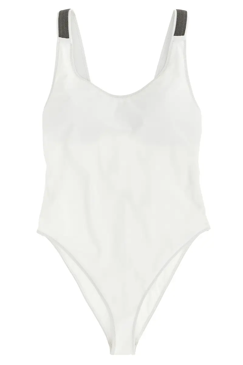 Costume Intero Precious Details Bianco