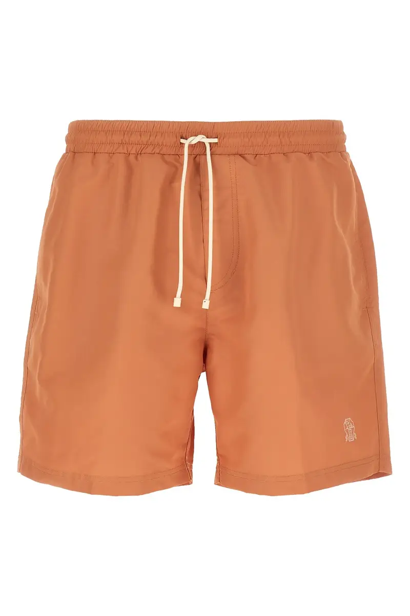 Costume Ricamo Logo Arancione