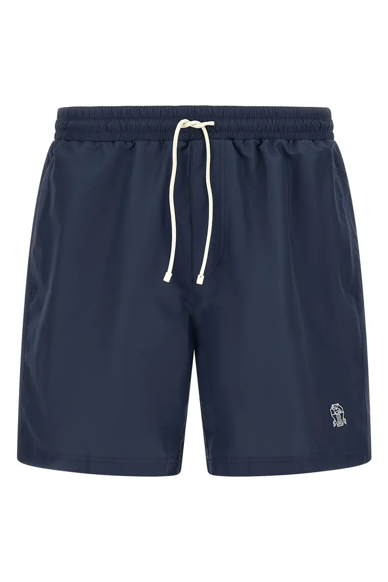 Costume Ricamo Logo Blu