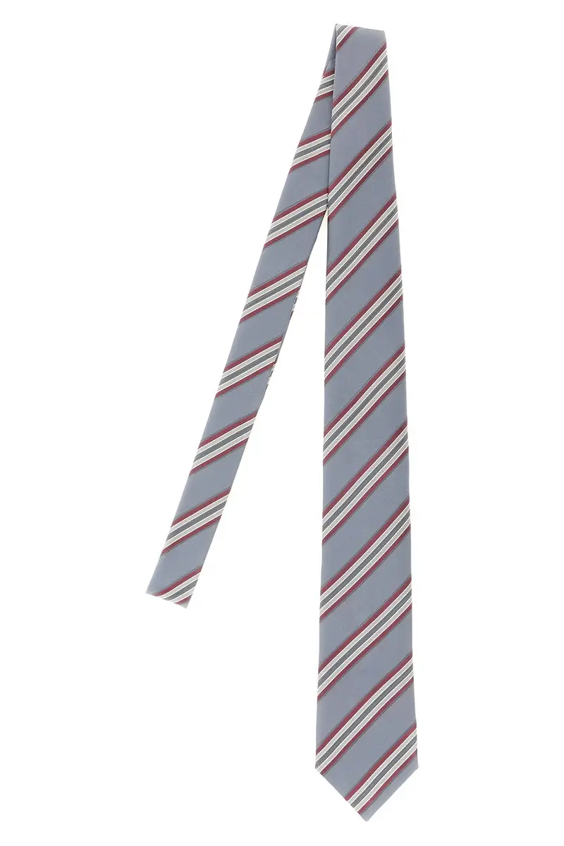Cravatta Riga Operata Grigio