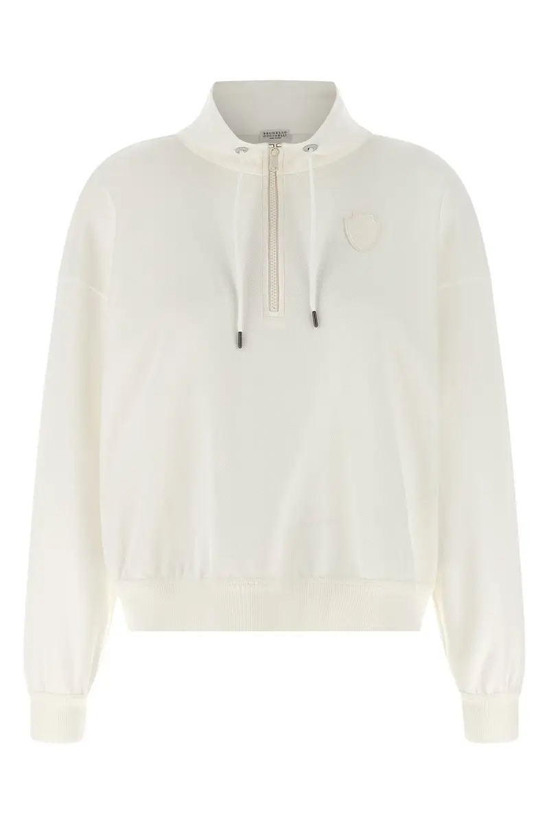 Felpa Stemma Araldico Bianco