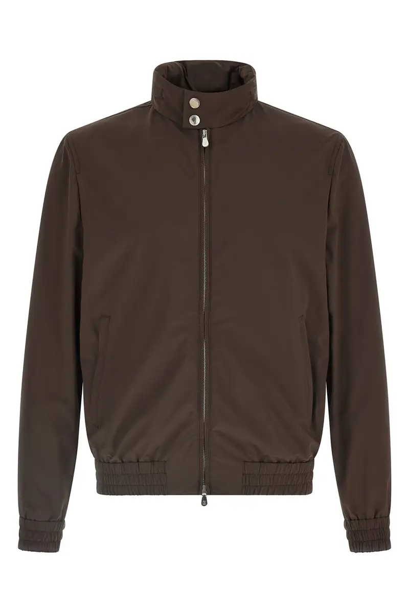 Giacca Cappuccio Estraibile Marrone