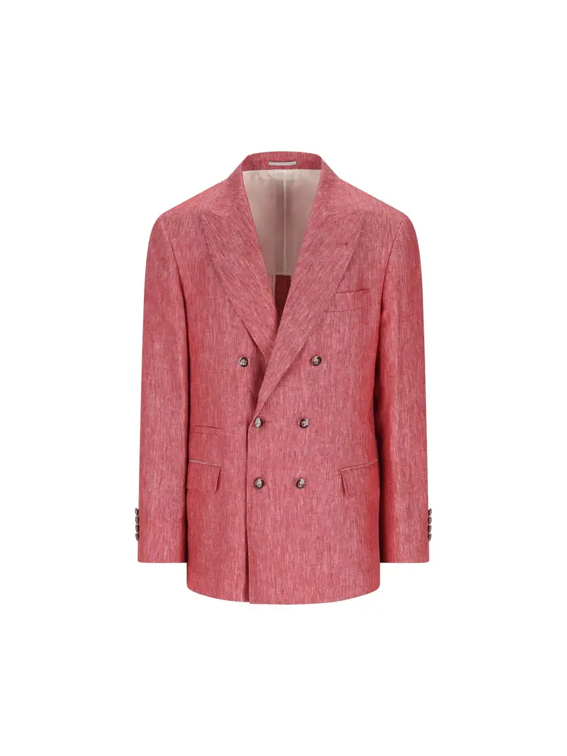 Giacca In Lino ROSA