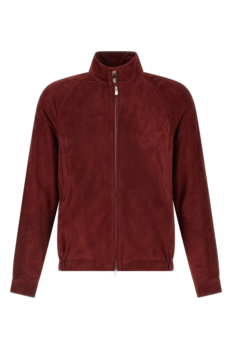 Giacca Suede Rosso