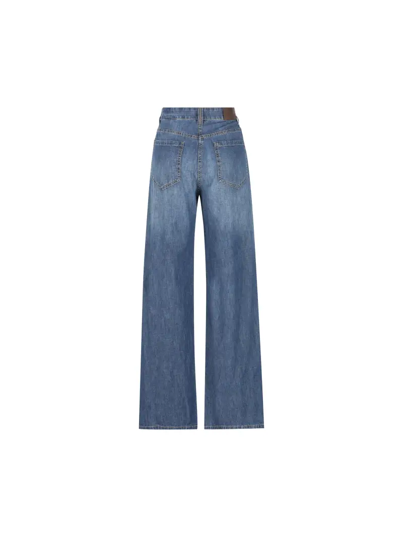 Jeans In Cotone BLU miniatura 2