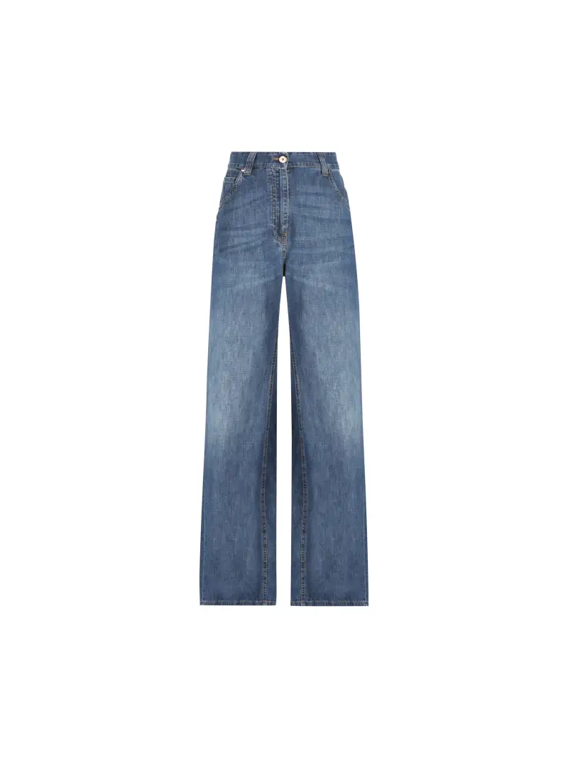 Jeans In Cotone BLU
