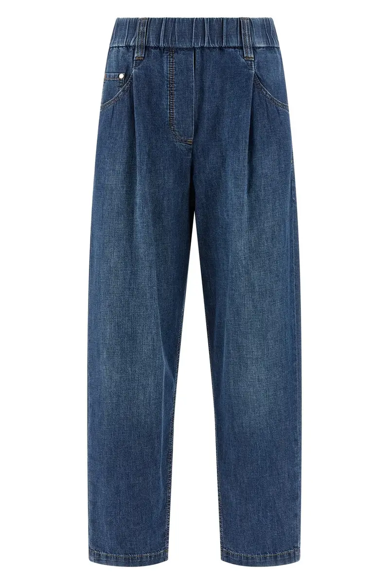Jeans Pull-Up Blu