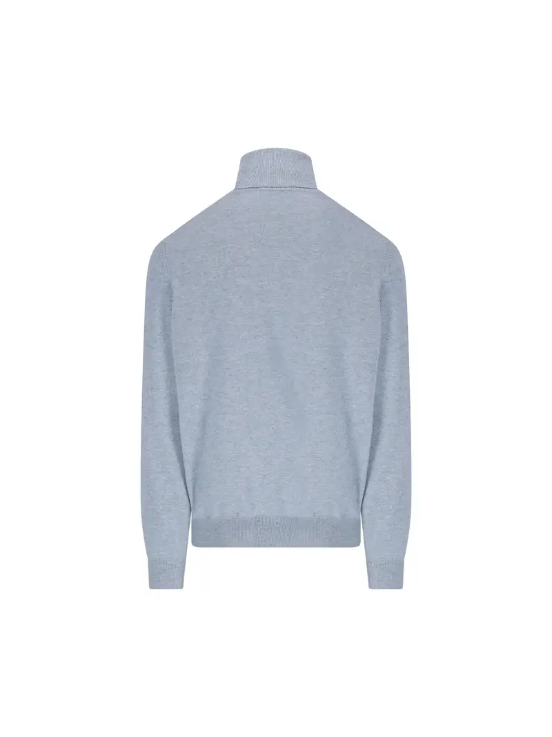 Maglia In Cashmere AZZURRO miniatura 2