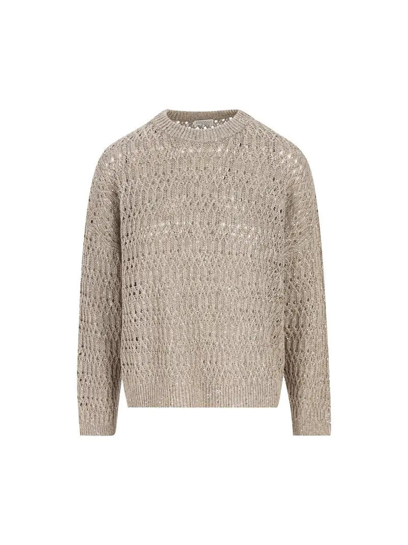 Maglia In Lino BEIGE