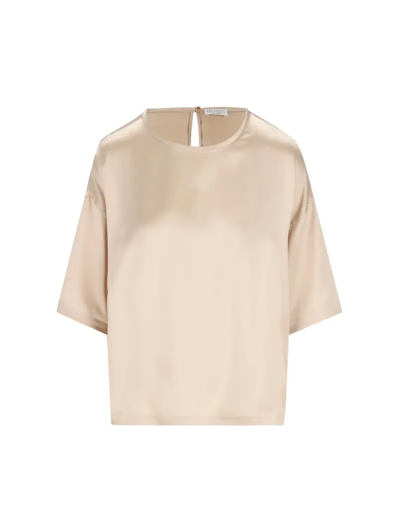 Maglia In Seta BEIGE