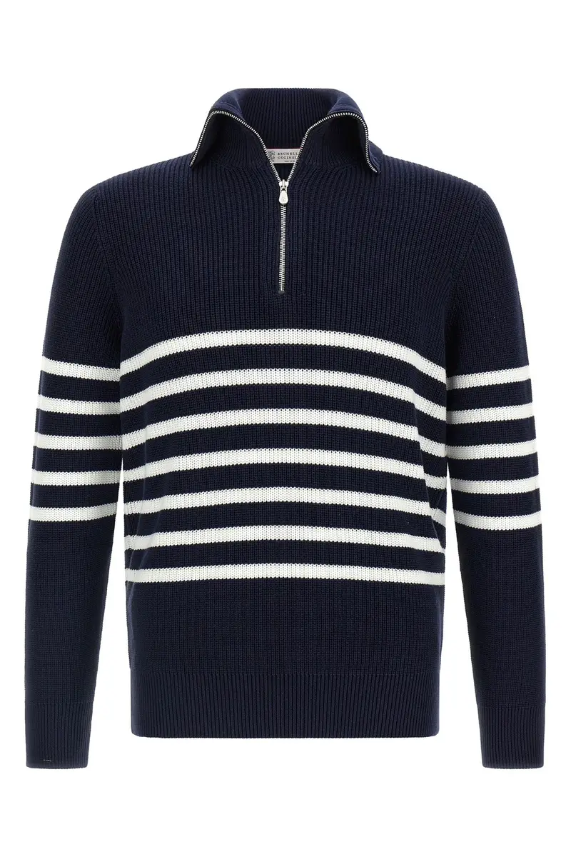 Maglia Mezza Costa Inglese Blu