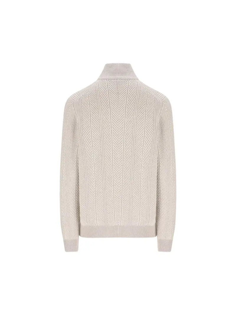 Maglia Vanisé Chevron BEIGE miniatura 2