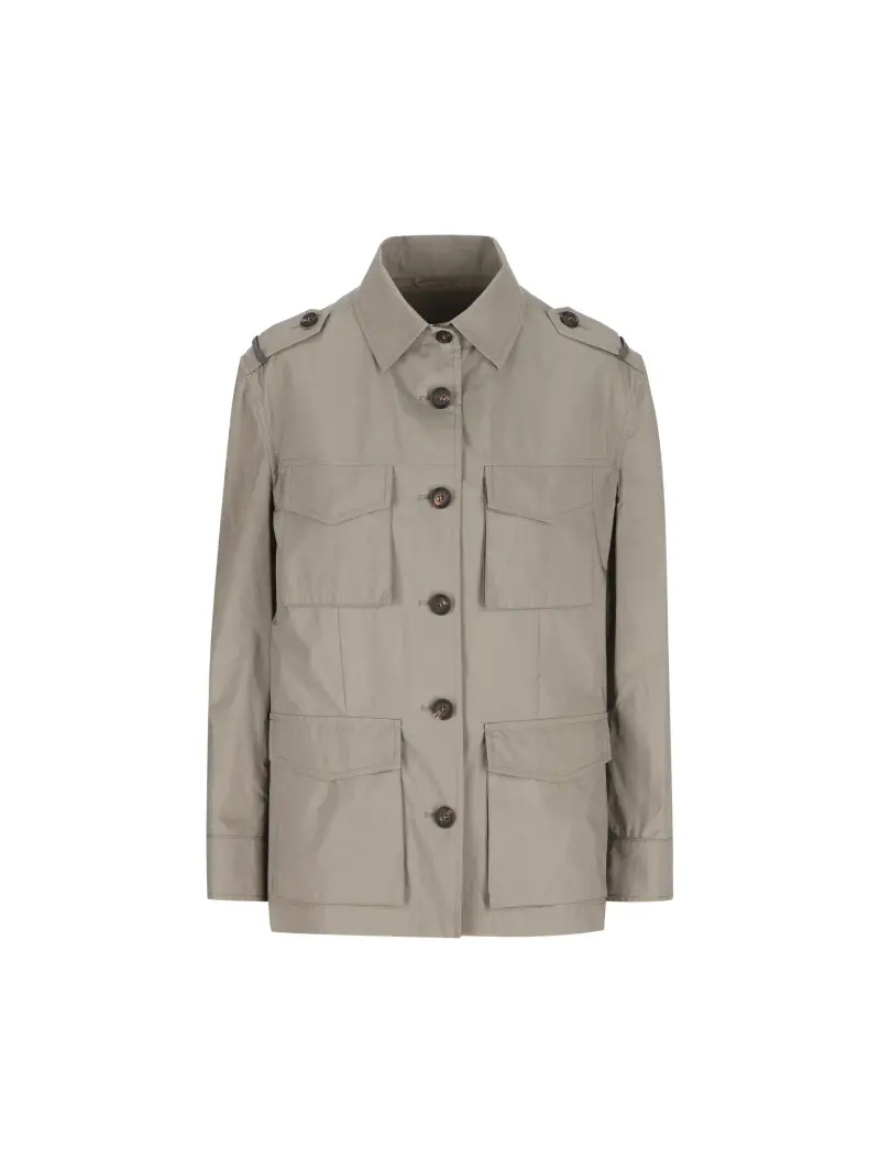 Outerwear In Popeline GRIGIO