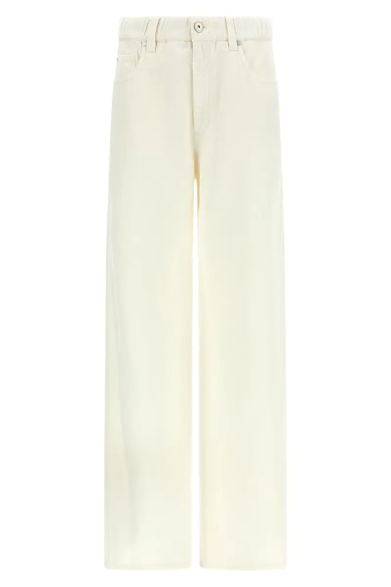 Pantalone Cotone Beige