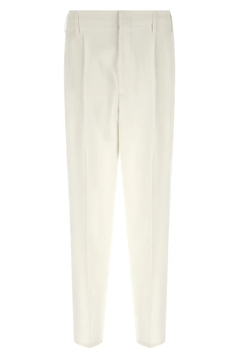 Pantalone Cotone Bianco