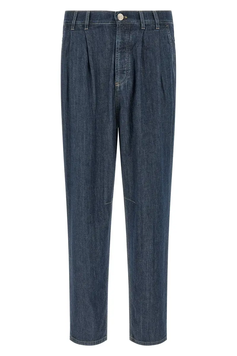 Pantalone Denim Blu