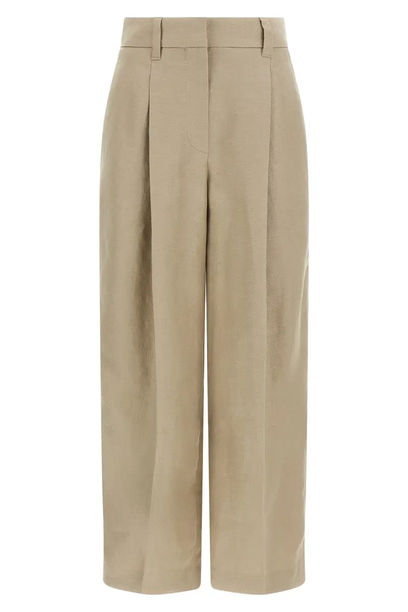 Pantalone Lino Beige