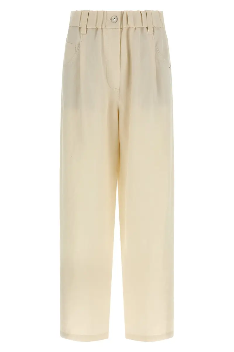 Pantalone Lino Bianco