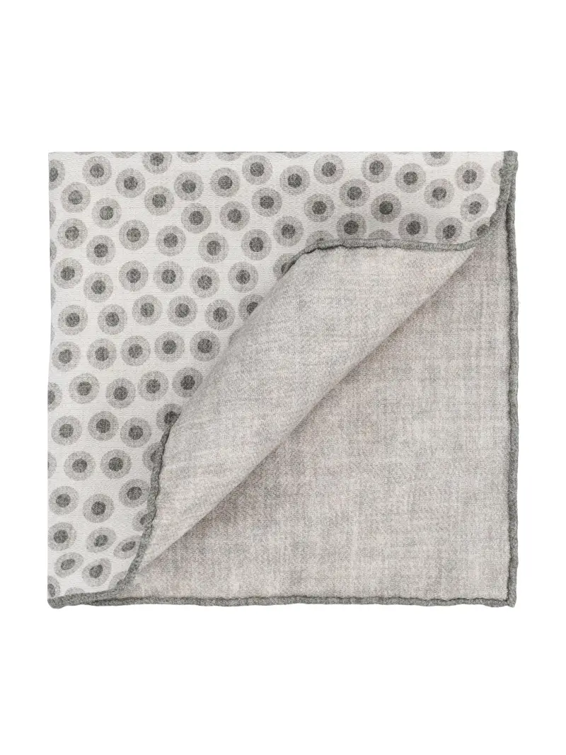 Pochette In Seta GRIGIO miniatura 2