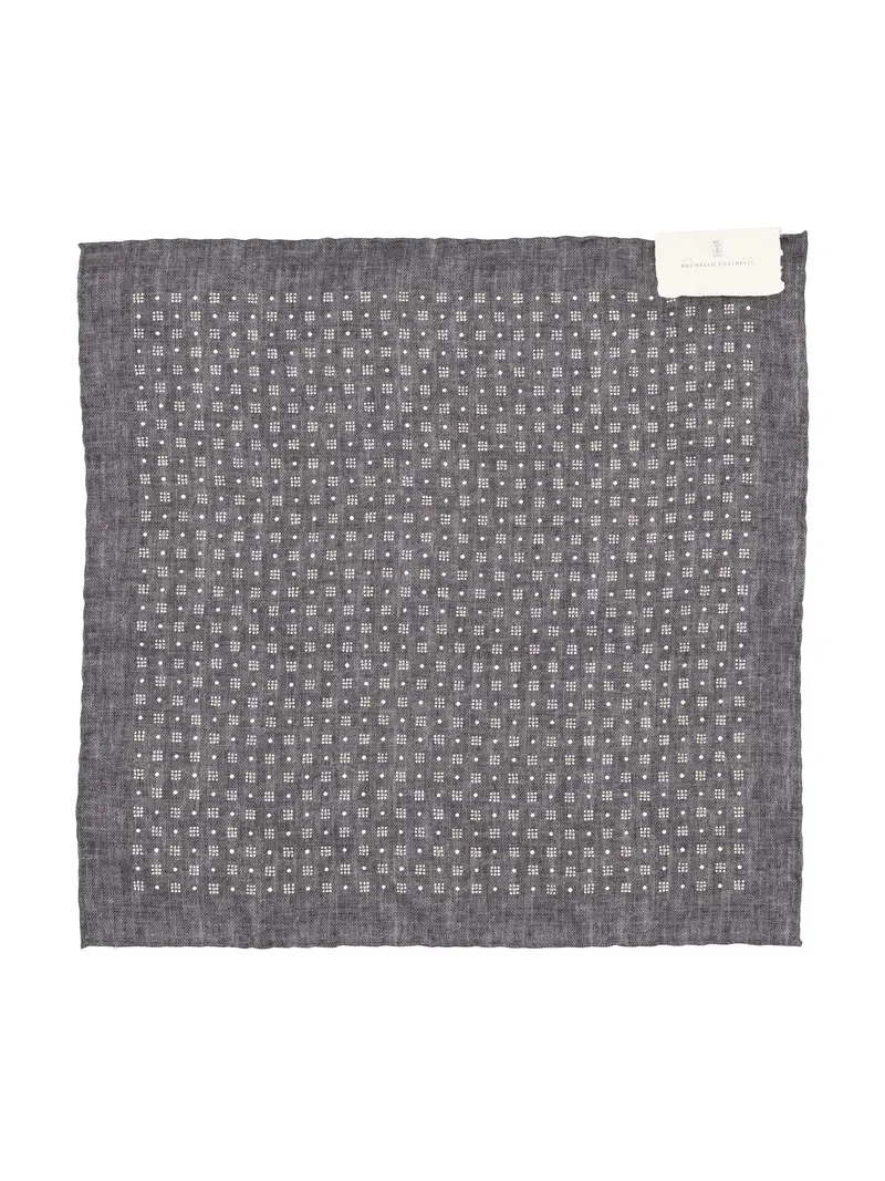 Pochette In Seta GRIGIO