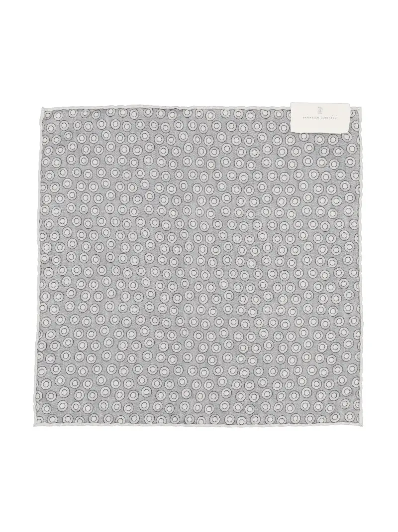 Pochette In Seta GRIGIO