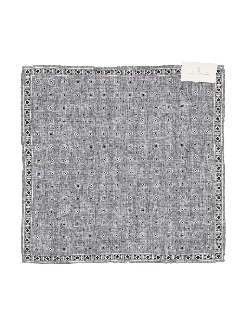 Pochette In Seta GRIGIO