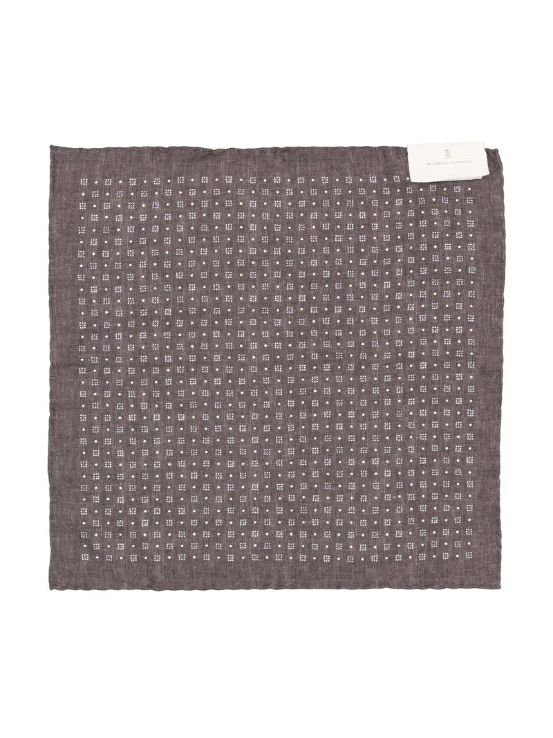 Pochette In Seta MARRONE